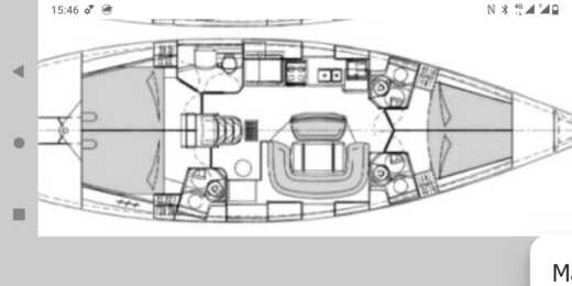 Sailboat Jeanneau Sun odyssey 49 Boat design plan