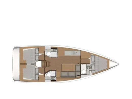 Sailboat Dufour Dufour 390 Grand Large boat plan