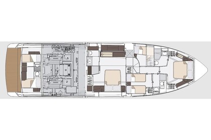 Location Yacht à moteur  Azimut 68 Podstrana