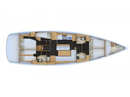 Sailboat  JEANNEAU YACHT 54 Boat design plan