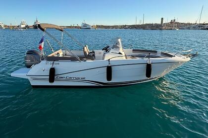 Verhuur Motorboot JEANNEAU Cap Camarat 6.5 Cc serie 3 200cv Antibes