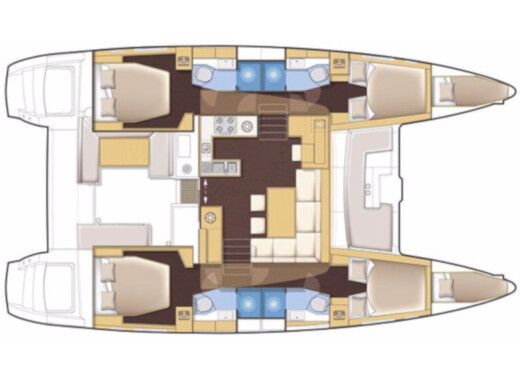 Catamaran Lagoon Lagoon 42 Boat design plan