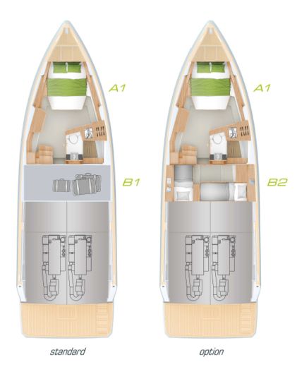Motorboat Fjord 44 Open Boat design plan