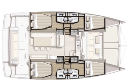 Verhuur Catamaran Bali - Catana Bali 4.1 Piombino