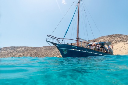 Rental Sailboat Triton Wooden Traditional Sailing Boat Makry Gialos