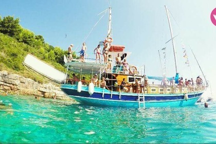 Rental Sailboat Wooden Sailing Boat Parga