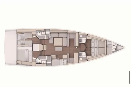 Verhuur Zeilboot  Dufour 530 Grand Large Saro Furnari