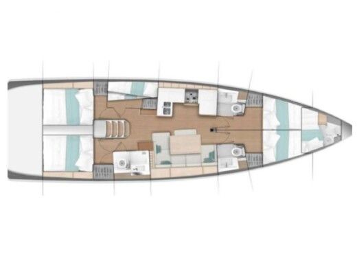 Sailboat JEANNEAU SUN ODYSSEY 490 Boat design plan