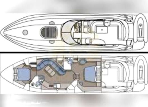 Motor Yacht Sunseeker 56 Predator boat plan