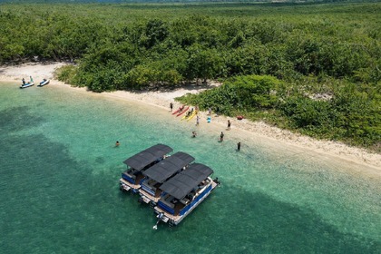 Location Bateau sans permis  Pontoon Boat SANS-PERMIS 97131