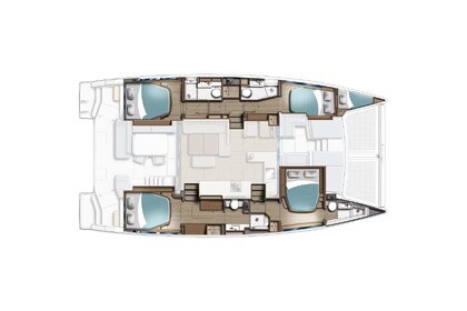 Hyra båt Katamaran  Moorings 4600 - 4 La Paz, Baja California Sur