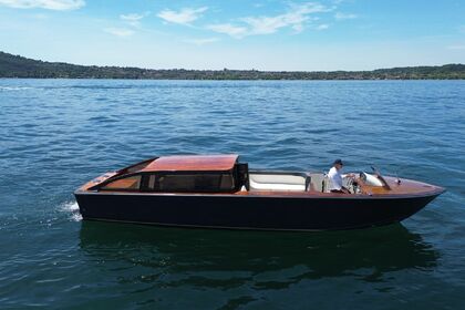 Hire Motorboat Venetian Limousine boat Lake Garda