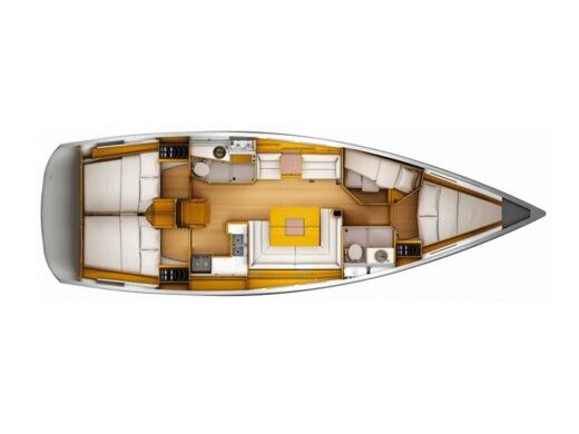 Sailboat  Sun Odyssey 449 boat plan