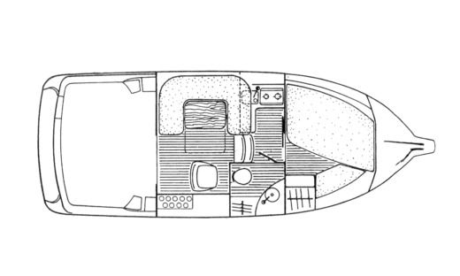 Motorboat Jeanneau Merry Fisher 800 Boat design plan