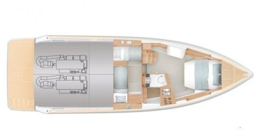 Motorboat Fjord Fjord 42 boat plan