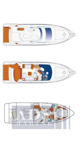 Motor Yacht Azimut Azimut 50 boat plan