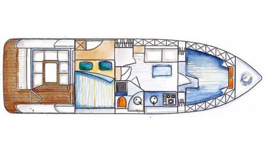 Motorboat Mano Marine Mano 32.50 Boat design plan
