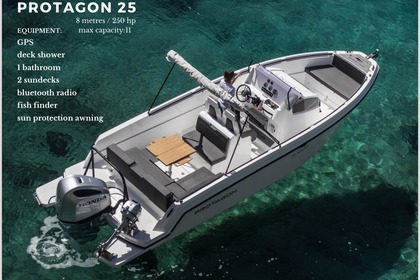 Verhuur Motorboot PROTAGON 25 PROTAGON 25 Chania Old Port