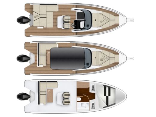 Motorboat Ryck 280 boat plan