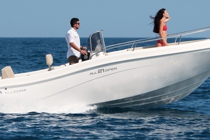 Hire Boat without licence  Allegra ALL 21 OPEN Taormina
