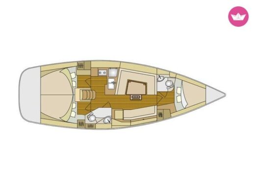 Sailboat Elan Elan Impression 40 boat plan