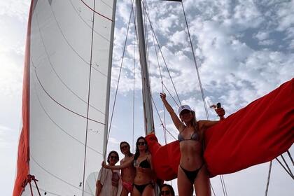 Miete Segelboot Beneteau Oceanis 430 Formentera