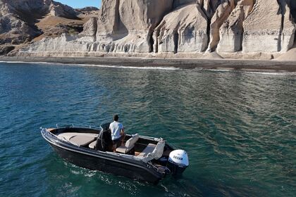 Miete Boot ohne Führerschein  BLACK BOAT LICENSE FREE Santorin