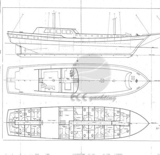 Gulet Gulet Gulet CF7 Boat design plan