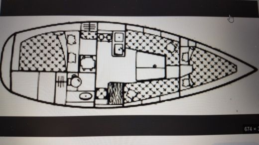 Sailboat BENETEAU First 29 GTE boat plan