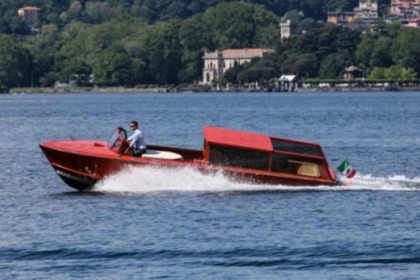 Miete Motorboot Cucchini Taxi Veneziano Comer See