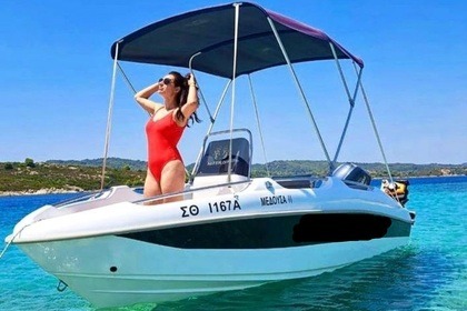 Miete Boot ohne Führerschein  Blasser Astra Vourvourou