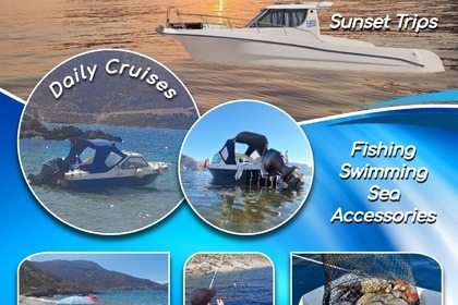 Hire Motorboat POSEIDON King fishing Kalymnos