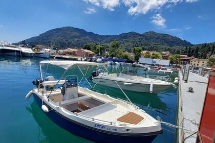 Rental Boat without license  ASSOS MARINE 450 Corfu