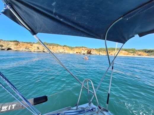 Ferragudo Sailboat Beneteau First Class 8 alt tag text