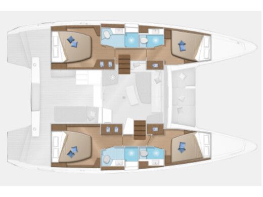 Catamaran Lagoon Lagoon 42 Boat design plan