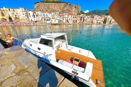 Location Bateau à moteur Rent boat Cefalu’ Cranchi Cefalù