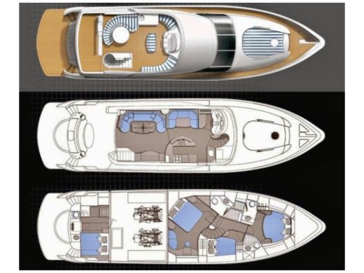 Motor Yacht Yaretti Yaretti 2210 Boat layout