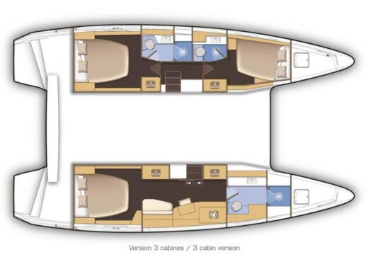 Catamaran Lagoon 420 Boat design plan