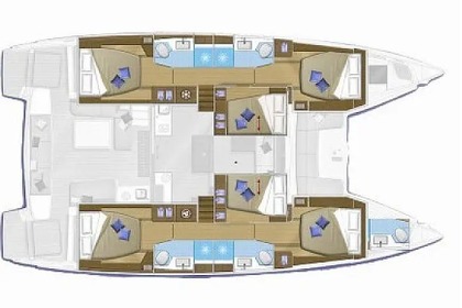 Miete Katamaran LAGOON Lagoon 50 Fly Trogir