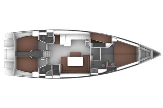 Sailboat Bavaria Yachtbau Bavaria Cruiser 51 Boat design plan