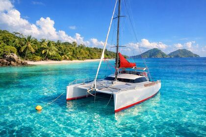 Rental Catamaran Plan Caroff Lazzi 47 Lazzi 47 Pointe-a-Pitre