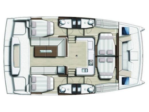 Catamaran  Bali Catspace boat plan