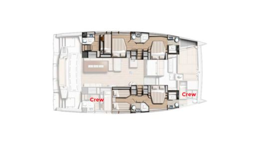 Catamaran Bali - Catana Bali 5.4 boat plan