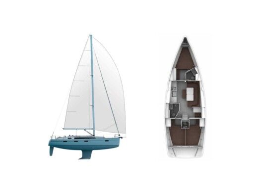 Sailboat Bavaria Cruiser 41 Plan du bateau