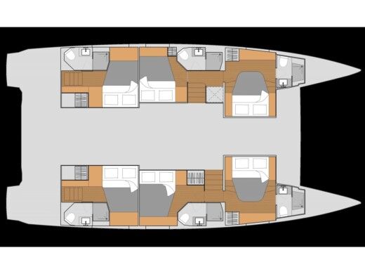 Catamaran  Aura 51 Boat design plan