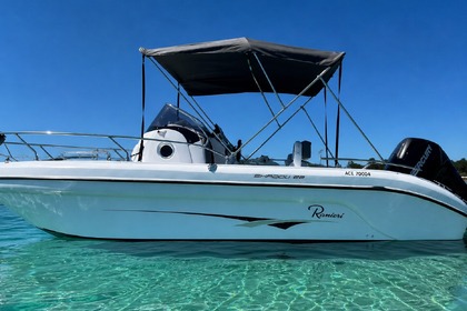 Verhuur Motorboot ☀️☀️☀️RANIERI SHADOW 22 ☀️☀️☀️ MERCURY VERADO 150 Compressé ( 200CV) La Grande-Motte