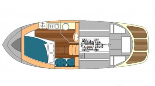 Motorboat Maresca Sparviero 700 Boat design plan