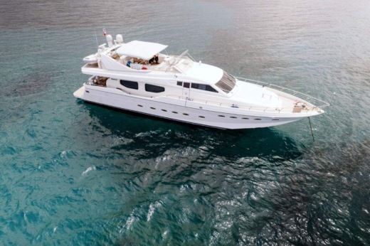 Motor Yacht Posillipo Position Technema 80ft 2006 Plattegrond van de boot