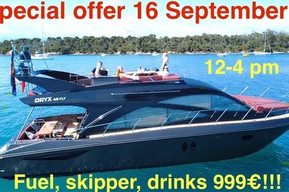 Miete Motorboot Gulf Craft Oryx 46 Fly Cannes