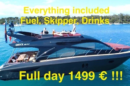 Alquiler Lancha Gulf Craft Oryx 46 Fly Cannes